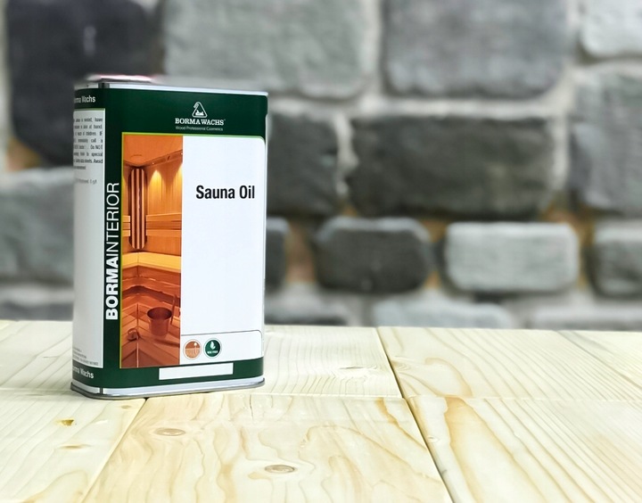 OLEJ DO IMPREGNACJI DREWNA W SAUNIE BORMA WACHS SAUNA OIL 1L
