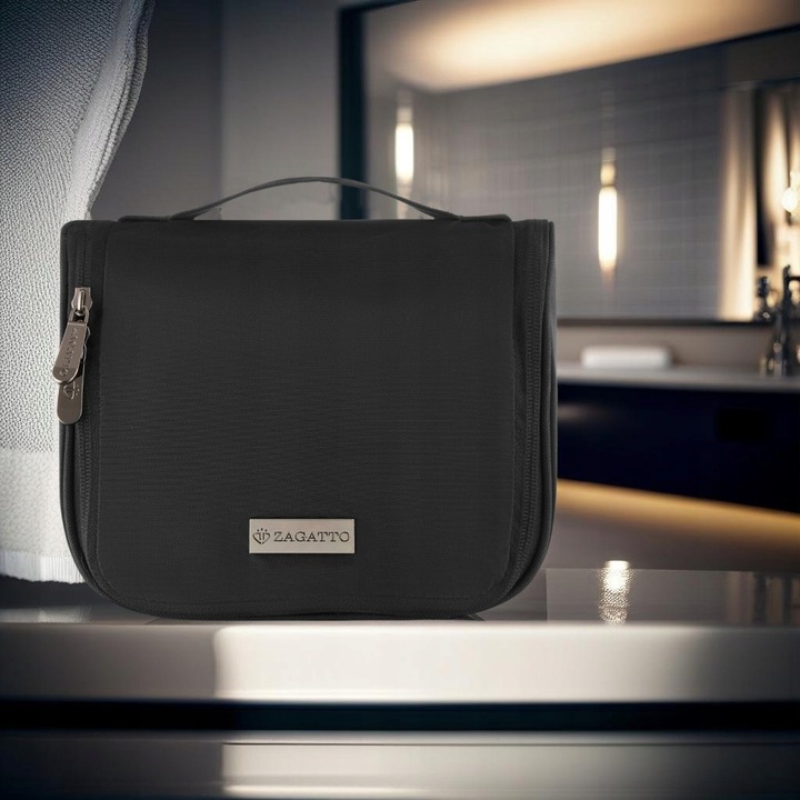 Kosmetyczka podróżna damska męska wisząca z haczykiem ZAGATTO organizer