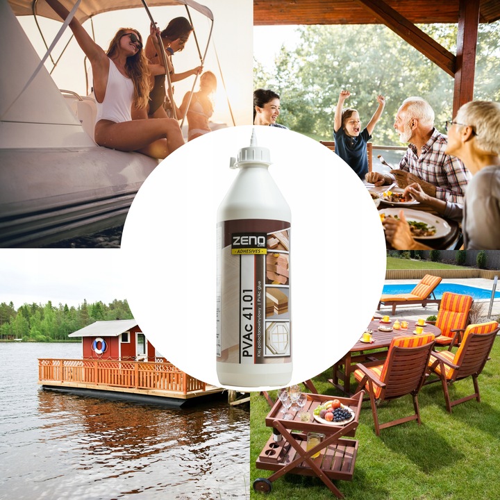 KLEJ WIKOL ZENO D4 1KG PRZEZROCZYSTY PROFESJONALNY KLEJ DO DREWNA