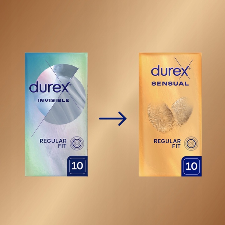 Prezerwatywy DUREX SENSUAL super cienkie nawilżane delikatne 10 szt.