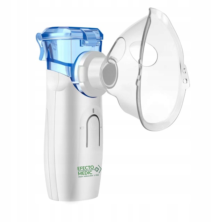 INHALATOR NEBULIZATOR Siateczkowy DLA DZIECI DOROSŁYCH przenośny CICHY SPRO