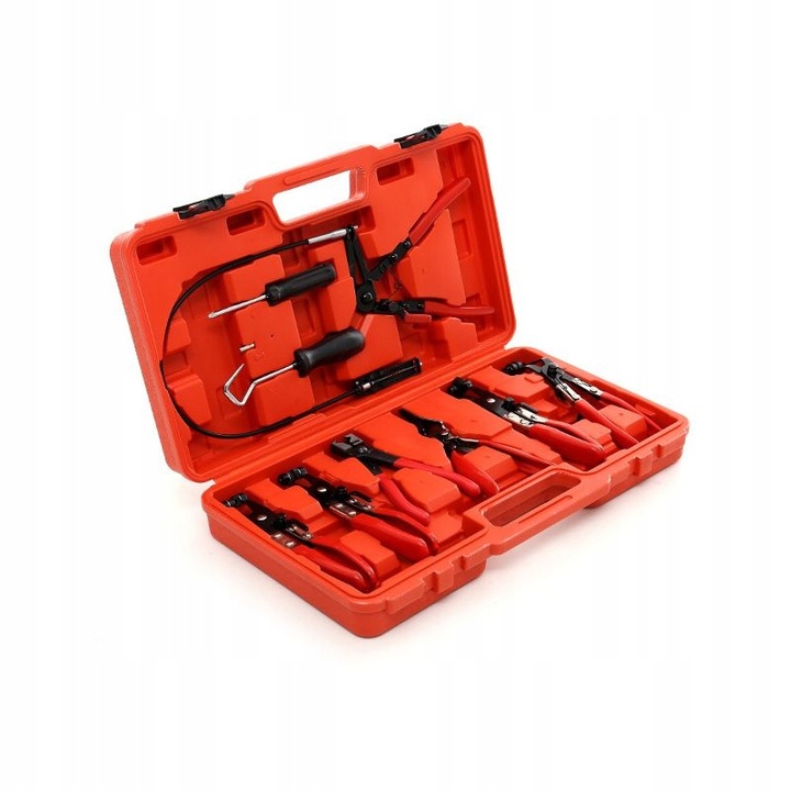 SZCZYPCE DO OPASEK ZACISKOWYCH ZESTAW 9 ELEMENTÓW OSŁON SZCZYPIEC CLICK-R