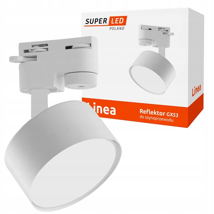 Zestaw Szynoprzewód Szyna Oprawa 2m + 4x reflektor na żarówkę GX53