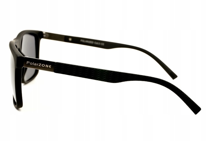 OKULARY NERDY PRZECIWSŁONECZNE POLARYZACYJNE UV KLASYCZNE CZARNE Z ETUI
