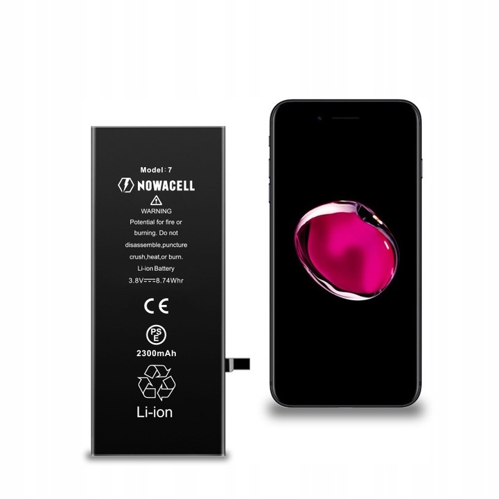 Bateria NOWACELL do telefonu iPhone 7 2300mAh
