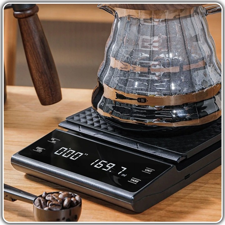 WAGA KUCHENNA DOMOWA PRECYZYJNA ELEKTRONICZNA 3KG KAWY WYŚWIETLACZ