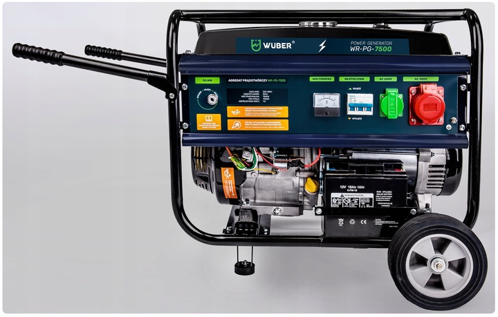GENERATOR PRĄDU AGREGAT PRĄDOTWÓRCZY TRÓJFAZOWY OHV MIEDŹ AVR 15KM