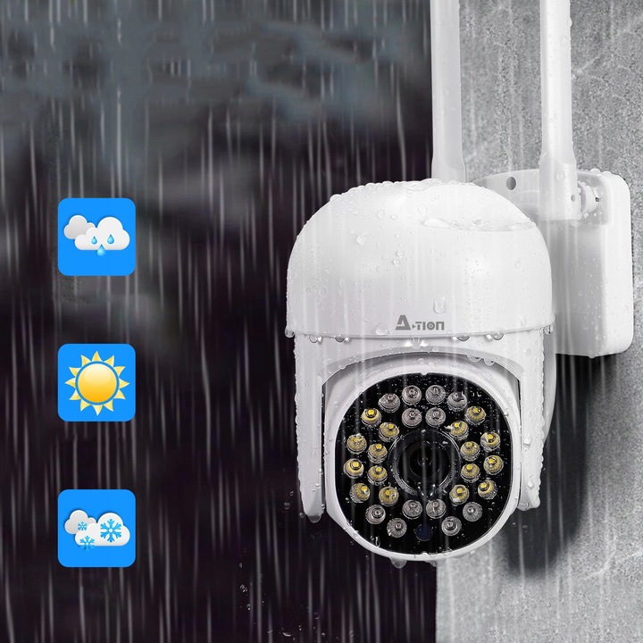 ZEWNĘTRZNA OBROTOWA KAMERA IP 3MP 2K WIFI6 2.4G&5G A-1008