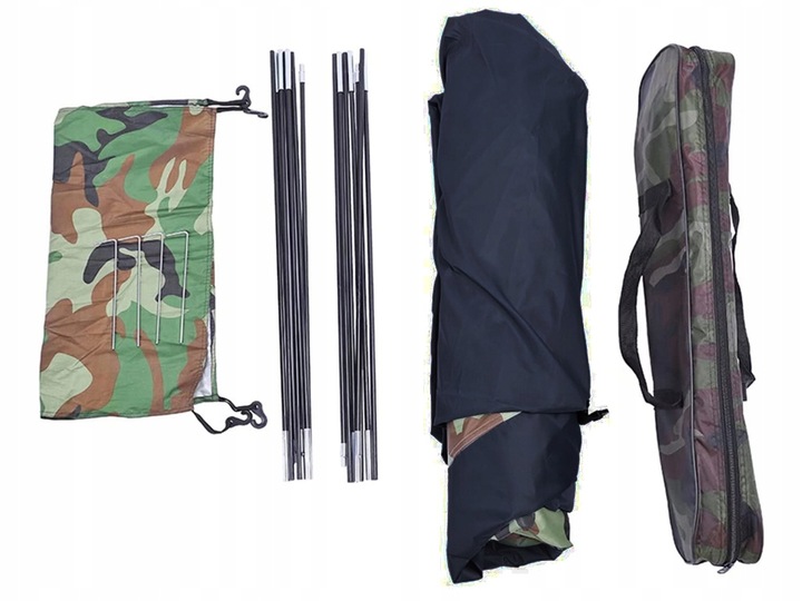 NAMIOT TURYSTYCZNY KEMPINGOWY MOSKITIERA MORO XXL