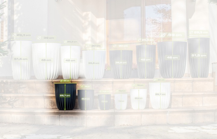 DONICZKA DONICA WKŁAD MISA KWIETNIK ZEW i WEW DUŻA MIRA 25cm x 29,7cm