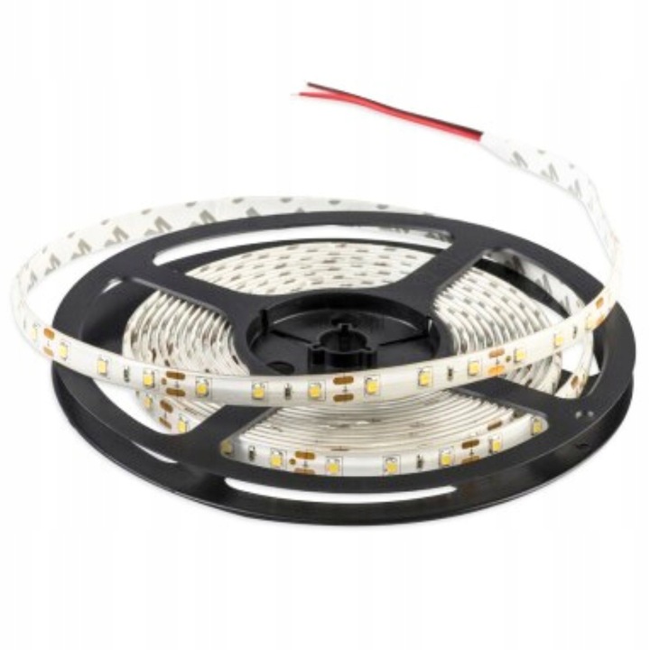 TAŚMA LED PASEK 5m BIAŁA ciepła neutralna zimna 12v ZESTAW + PILOT