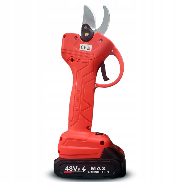 SEKATOR AKUMULATOROWY Ogrodowy Elektryczny Nożyce do Gałęzi Li-Ion 48V