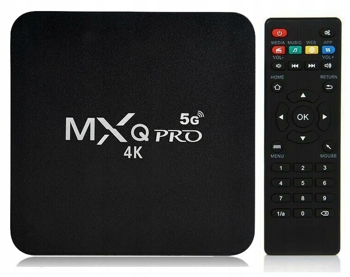 Smart TV BOX 16GB MXQ PRO 4K 2+16GB ANDROID 10.1 WiFi 5G