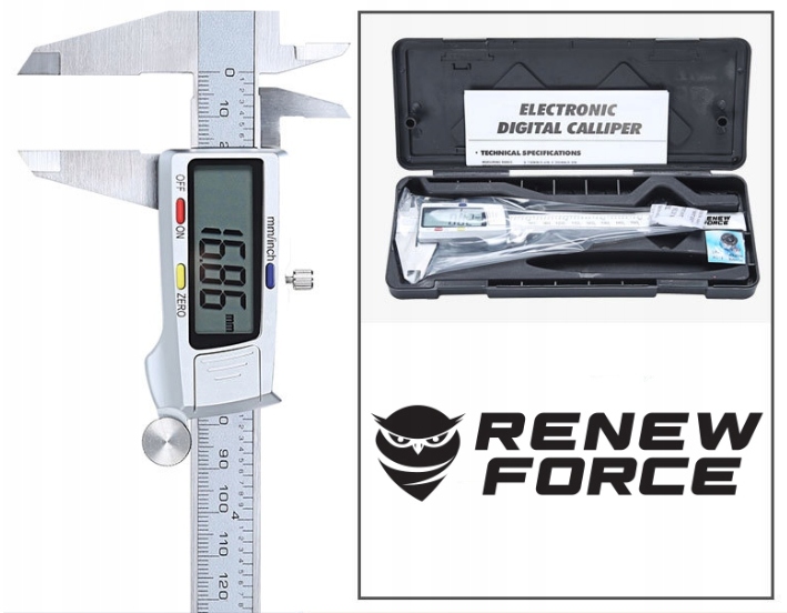 DOKŁADNA Suwmiarka elektroniczna ZE STALI NIERDZEWNEJ cyfrowa 0-150mm