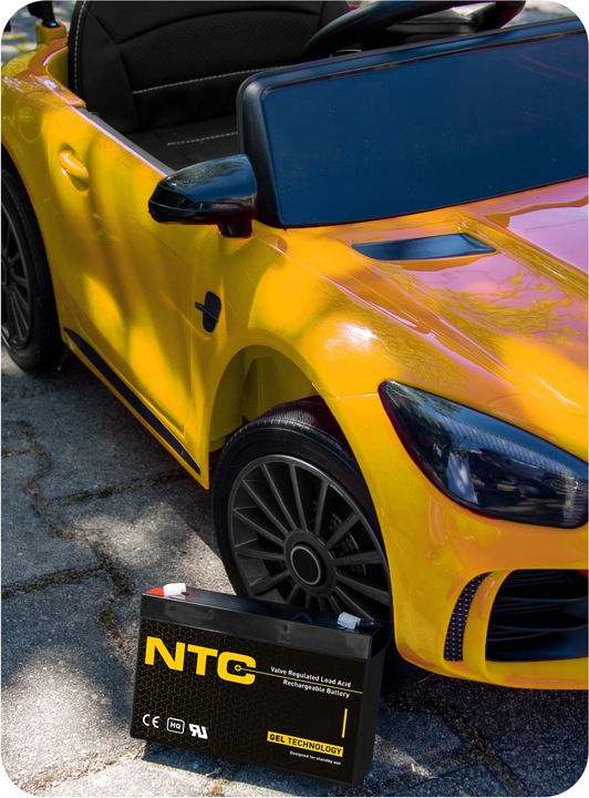 AKUMULATOR ŻELOWY BEZOBSŁUGOWY NTC 12V 9Ah (wymiar 7Ah, 7.5Ah, 9Ah, 10Ah)