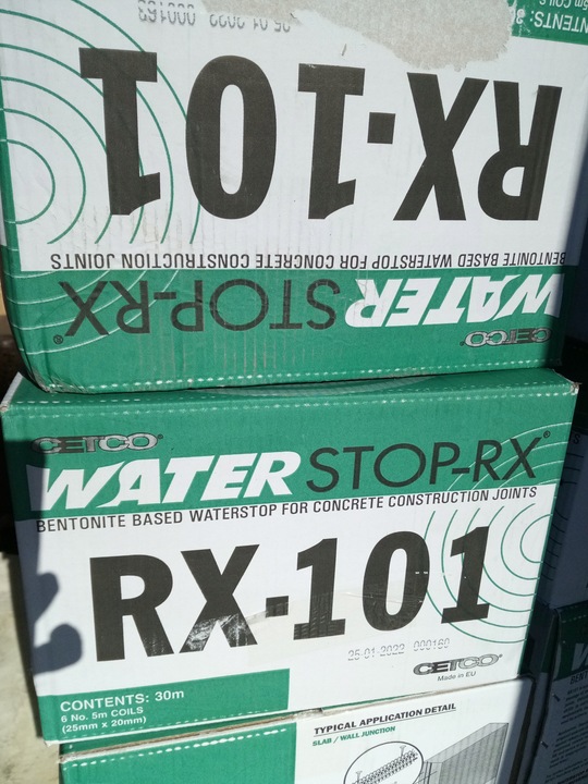 Taśma bentonitowa 20x25 mm 5 mb - Atest Waterstop