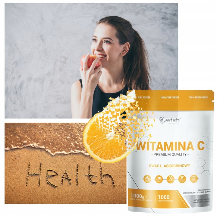 WITAMINA C W PROSZKU 100% KWAS L-ASKORBINOWY 1Kg