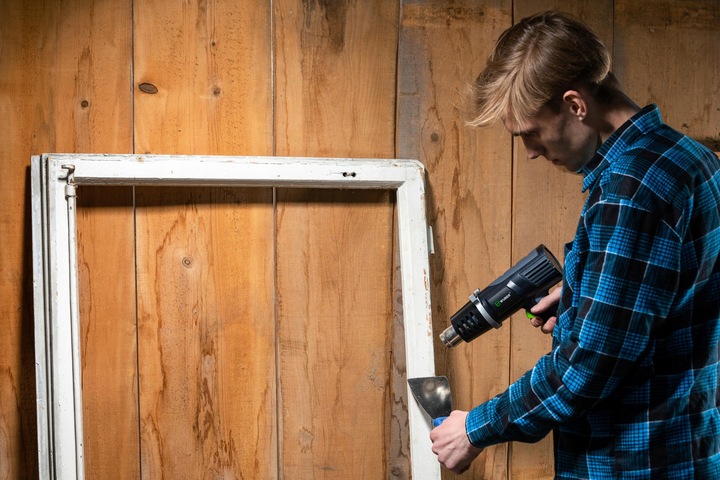 OPALARKA ELEKTRYCZNA MOCNA Z REGULACJĄ 2 BIEGI MAX 600°C + 4 DYSZE