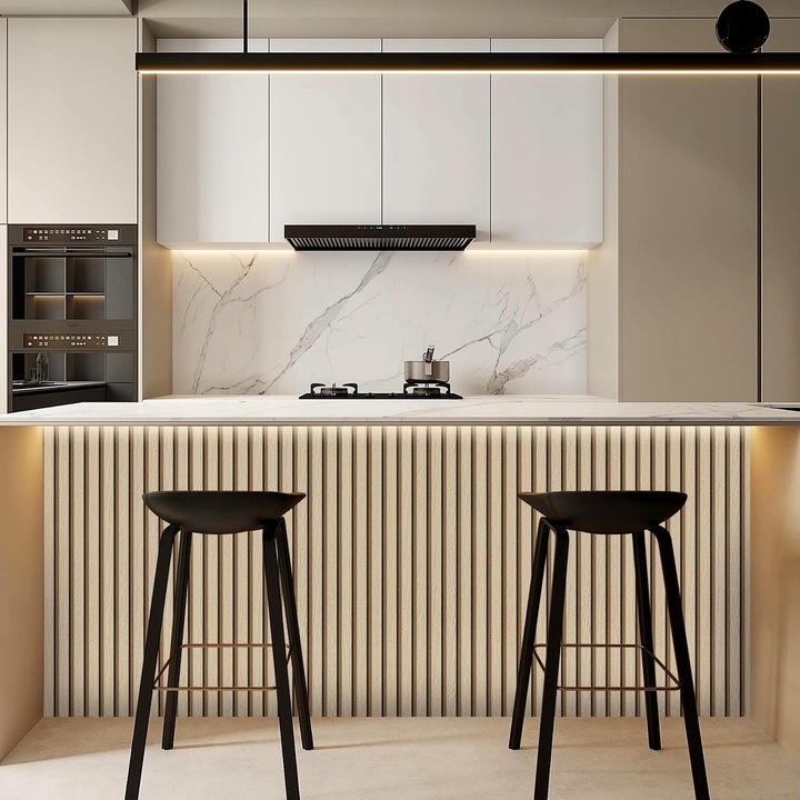 SAMOPRZYLEPNA Z KLEJEM TAPETA LAMEL DESKI ŚCIENNA 3D 45cm x 10m Koanni