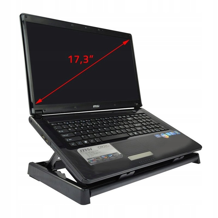 PODSTAWKA-PODKŁADKA CHŁODZĄCA POD LAPTOP-A 15-17" PODKLADKA POD LAPTOPA USB