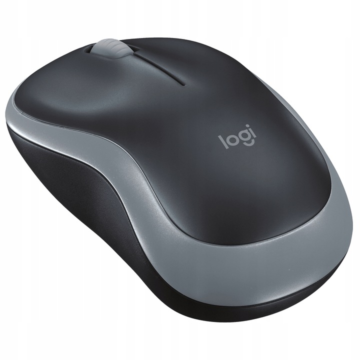 Myszka bezprzewodowa Logitech M185 szara, sensor optyczny 1000DPI 2.4GHz