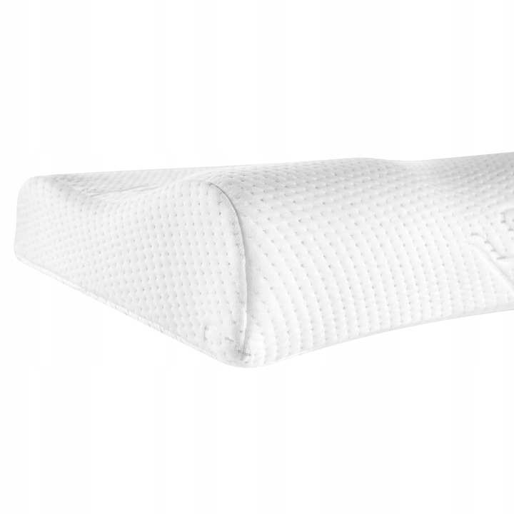 PODUSZKA ORTOPEDYCZNA DO SPANIA PROFILOWANA Z WGŁĘBIENIEM PIANKA MEMORY