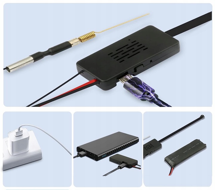 MINI KAMERA SZPIEGOWSKA UKRYTA WIFI DETEKCJA RUCH PODGLĄD ZDALNY NA