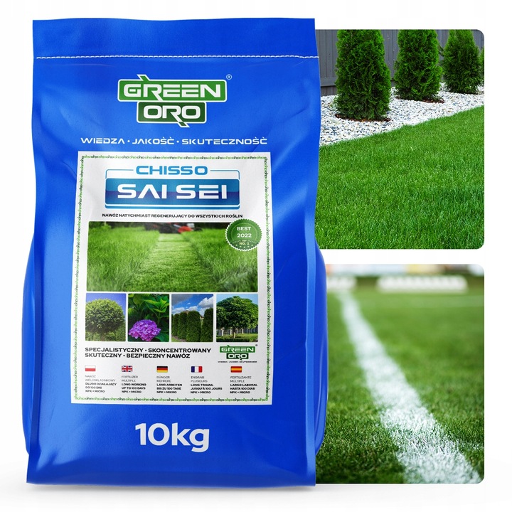 Nawóz do Trawnika Iglaków Tui Róż REGENERACYJNY 10kg CHISSO SAI SEI