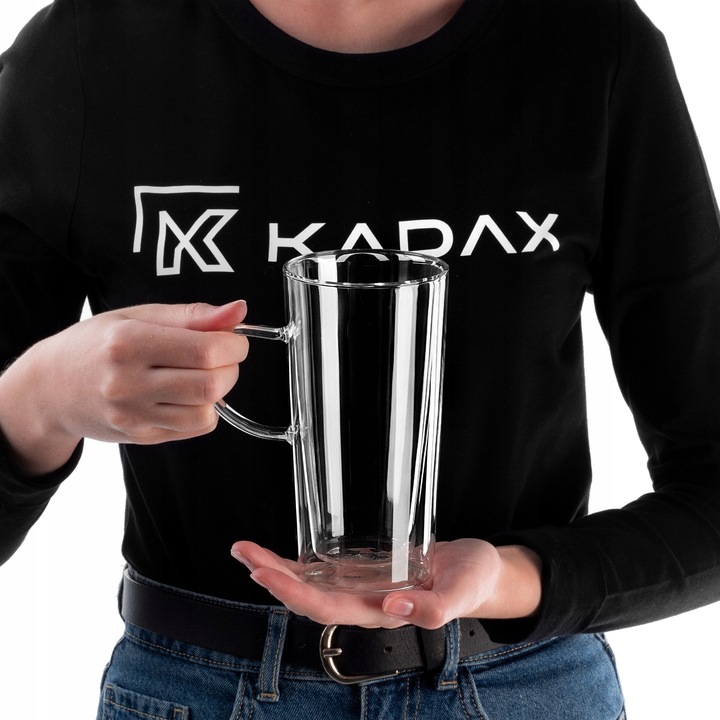 2x SZKLANKI DO KAWY HERBATY LATTE 470ml TERMICZNE Z PODWÓJNĄ ŚCIANKĄ DUŻE