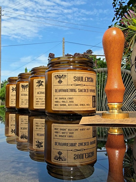 Świece Zapachowa Sojowe w Szkle, handmade, eco Zestaw 4x Świeczka 100