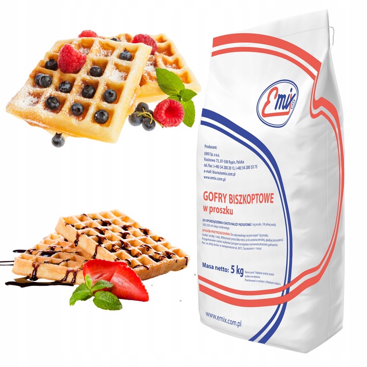 Ciasto na GOFRY Biszkoptowe 5kg EMIX Mieszanka