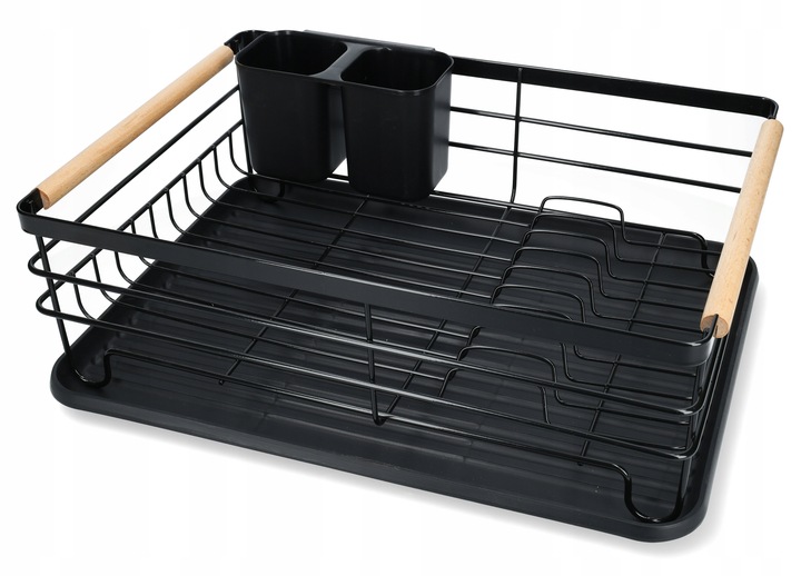 Suszarka na Naczynia Ociekacz Czarny Jednopoziomowy Xtech