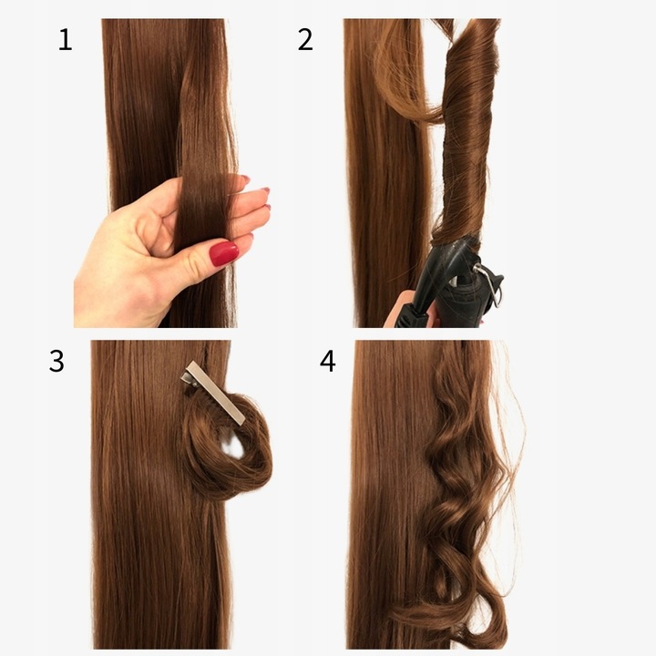 DOCZEPIANY KUCYK 50cm TRESKA ogon koński dopinka kitka 17 KOLORÓW doczepy