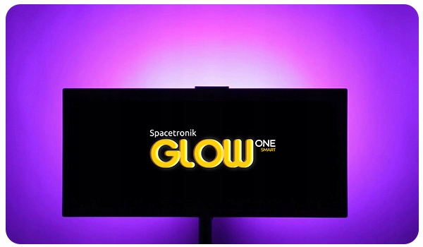 Ambilight Monitora Telewizora USB Spacetronik Glow One Smart Aplikacja Tuya