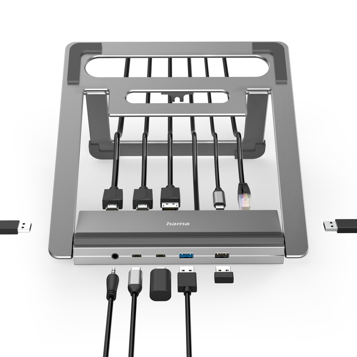 Hama STACJA DOKUJĄCA 12 portów 100W MST USB 3.2