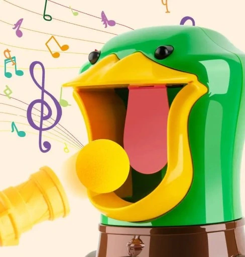 GŁODNA KACZKA STRZELANIE DO CELU 2 PISTOLETY I KULKI ZABAWKA GRA DLA DZIECI