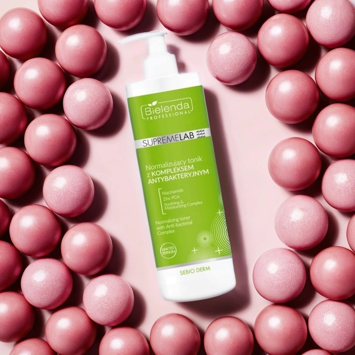 TONIK DO TWARZY BIELENDA SUPREMELAB SEBIO DERM NORMALIZUJĄCY 500ML