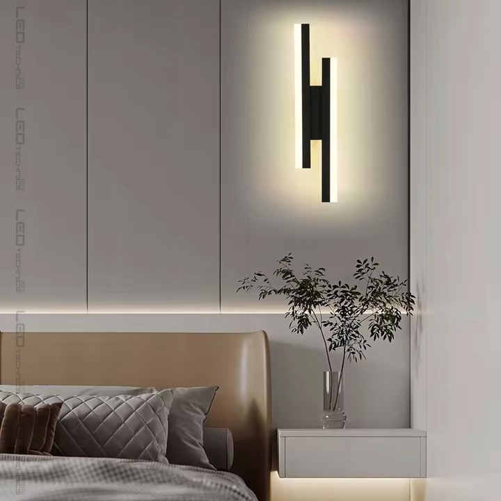 Lampa ścienna elewacyjna ogrodowa kinkiet zewnętrzny 18W LED CCD 40cm