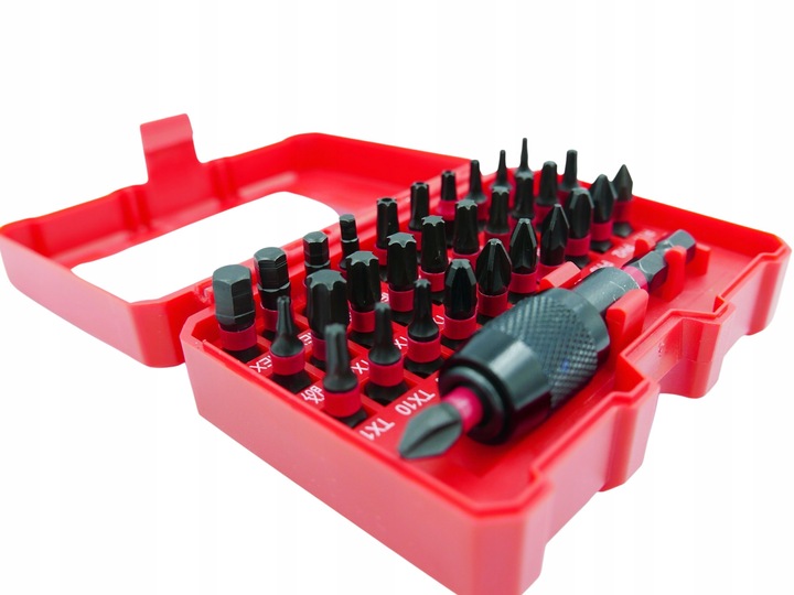 BITY MAGNETYCZNE WKRĘTAKI KOŃCÓWKI UDAROWE ZESTAW 32 EL. - PH PZ TX