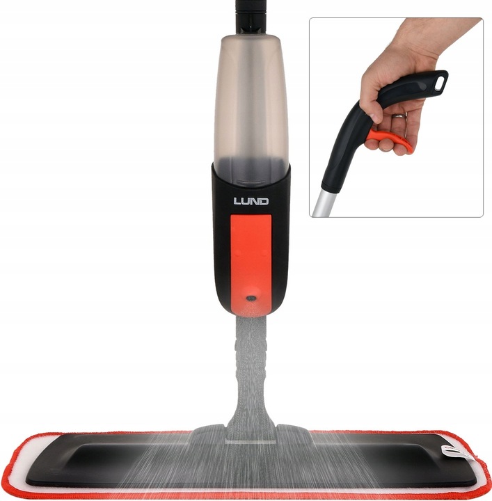 MOP ZE SPRYSKIWACZEM MYJKA DO OKIEN + 4 NAKŁADKI