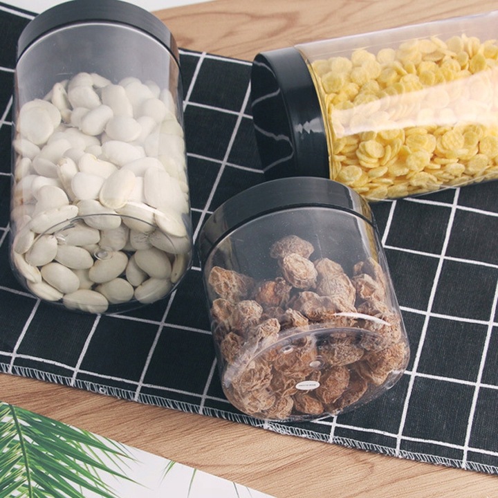 Pojemnik słoik plastikowy 1,5L makaron 1500ml x 6