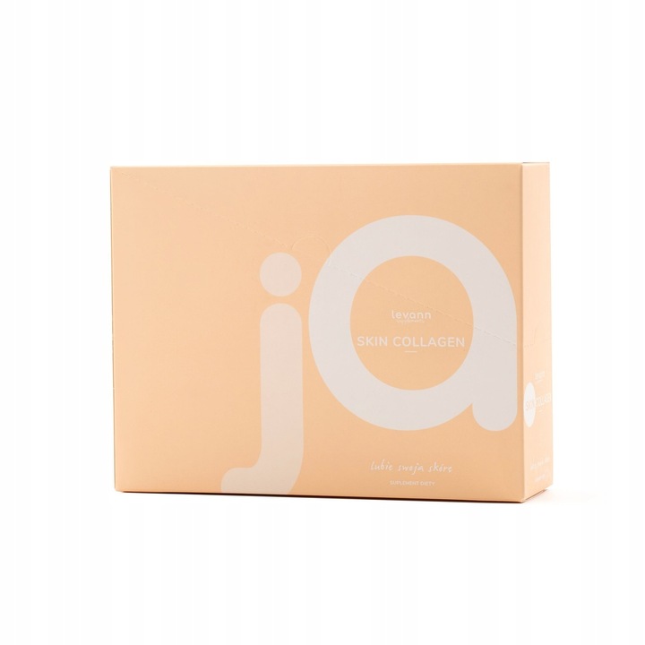 KOLAGEN DO PICIA "jA" SKIN COLAGEN TRUSKAWKA RABARBAR LEVANN 30 SASZETEK