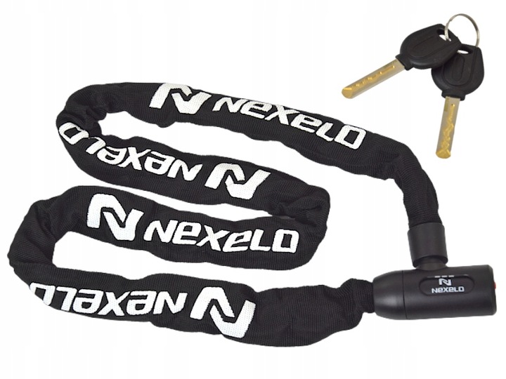 ZAPIĘCIE ROWEROWE BLOKADA ROWERU ŁAŃCUCH 6x120 CM ZABEZPIECZENIE ŁAŃCUCHOWE