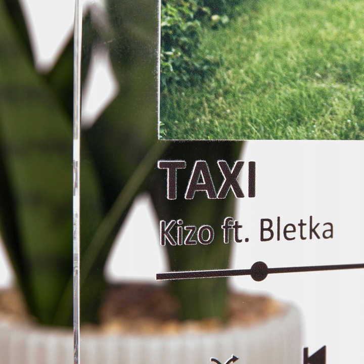 Podziękowanie prezent dla rodziców na ślub Wasze zdjęcie na szkle w 1 dzień