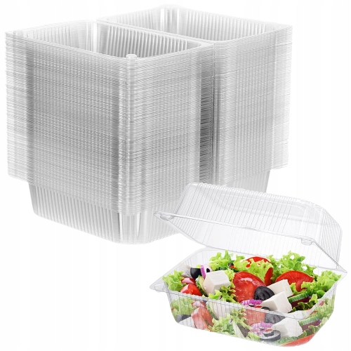 Pojemniki plastikowe na ciasto opakowanie WESELE KOMUNIE CHRZCINY 50 szt.