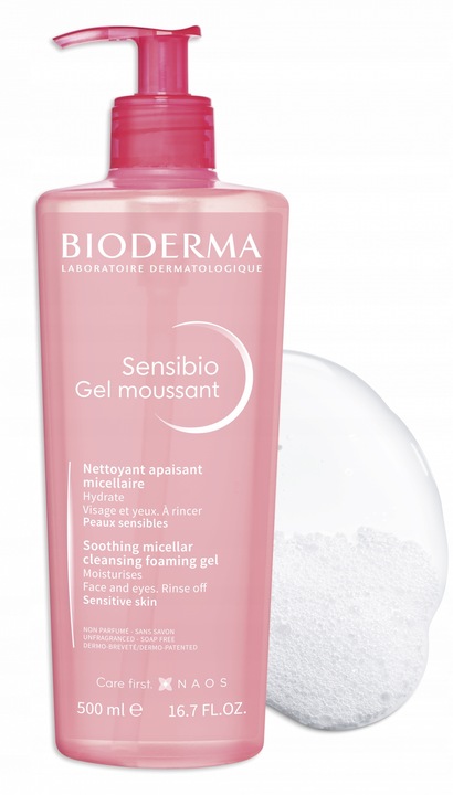 Bioderma Sensibio Gel Moussant Łagodzący Żel Micelarny Do Twarzy 500ml