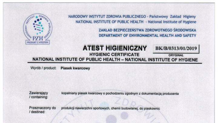 PIASEK DO PIASKOWNICY PREMIUM DZIECI ATEST 24KG