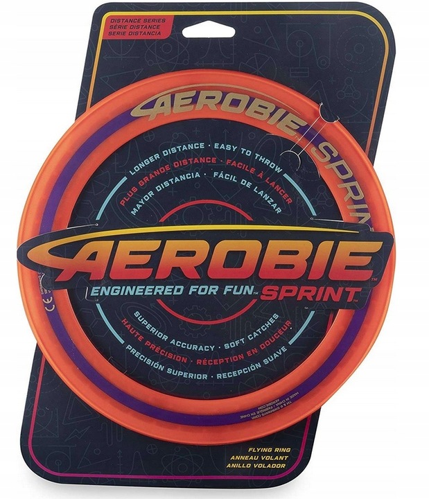 OBRĘCZ DO RZUCANIA AEROBIE PRO FRISBEE ŻÓŁTE
