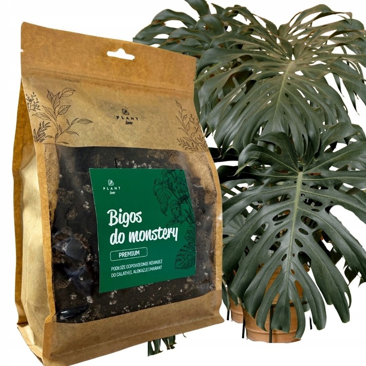Ziemia do monstery 5l PREMIUM | Plant lover | Bigos z certyfikatem
