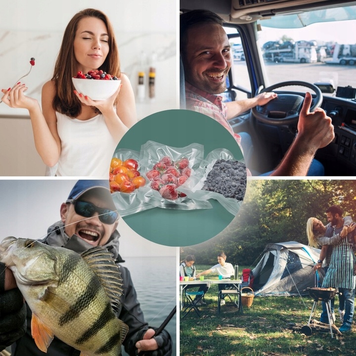 Folia MOLETOWANA do zgrzewarki próżniowej NutriZein 20x300cm 4 sztuki